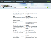 Tablet Screenshot of lavafind.com